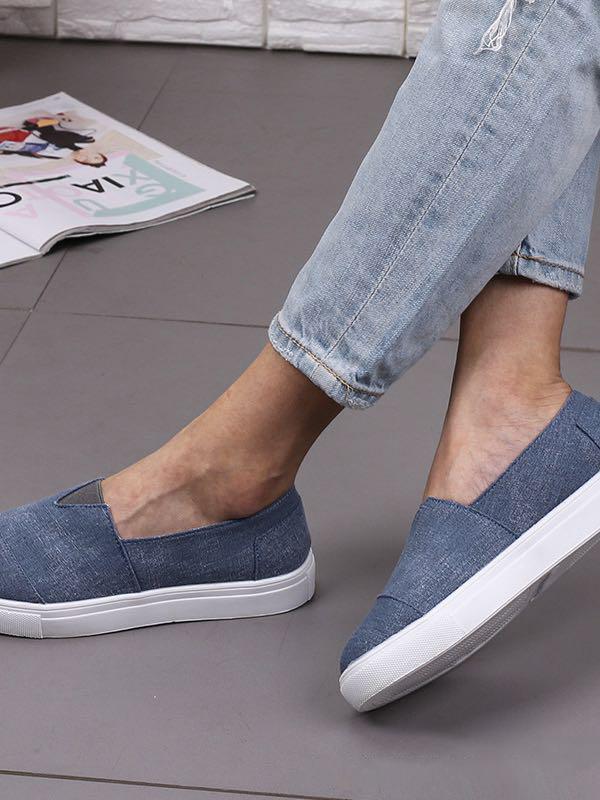 Women's Alpargata Cupsole Canvas Shoes - Shoes - INS | Online Fashion Free Shipping Clothing, Dresses, Tops, Shoes - 03/01/2021 - Baby Blue - Black