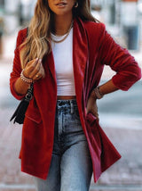 Women's Blazers One Button Lapel Long Sleeve Blazer - Blazers - INS | Online Fashion Free Shipping Clothing, Dresses, Tops, Shoes - 11/11/2021 - 30-40 - BLA2111111174