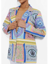 Women's Blazers Printed Lapel Long Sleeve Blazer - Blazers - INS | Online Fashion Free Shipping Clothing, Dresses, Tops, Shoes - 29/09/2021 - 30-40 - BLA2109291142