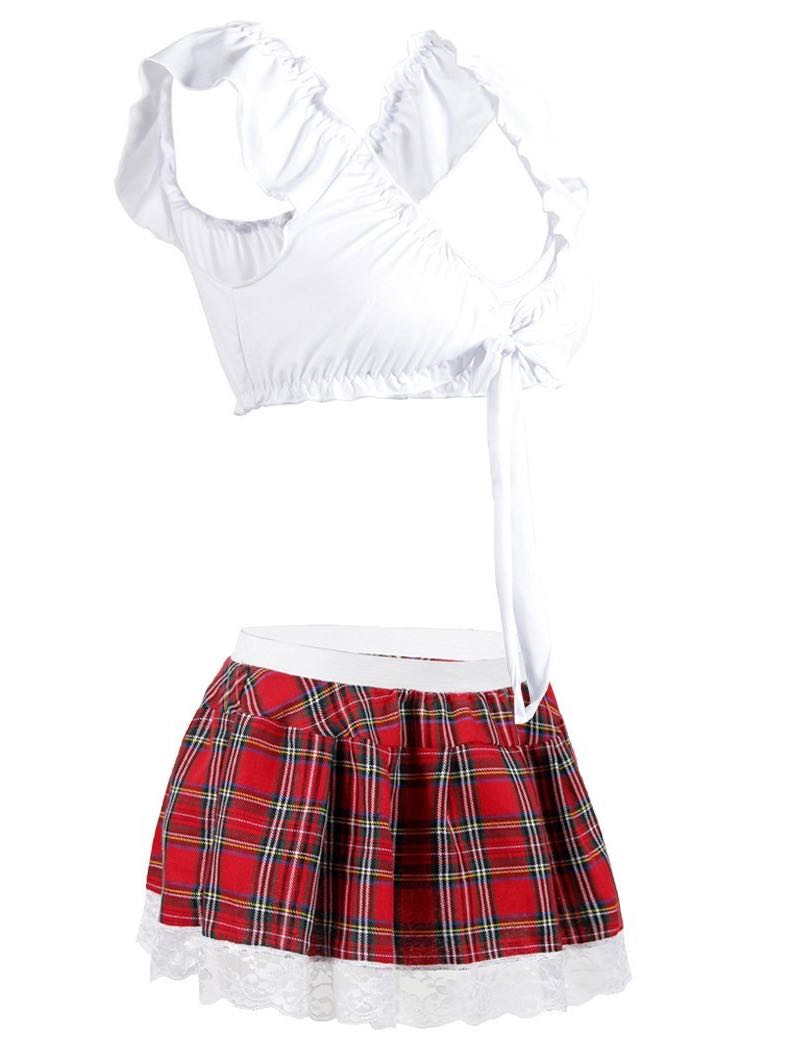 Women's Bowknot Underwear Plaid Skirt - INS | Online Fashion Free Shipping Clothing, Dresses, Tops, Shoes