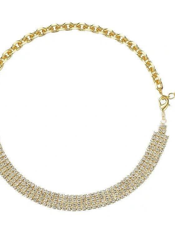 Women's brass choker necklaces - INS | Online Fashion Free Shipping Clothing, Dresses, Tops, Shoes