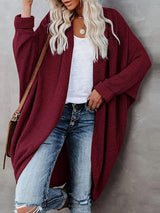 Women's Cardigans Bat Long Sleeve Mid-Length Knitted Cardigan - Cardigans & Sweaters - INS | Online Fashion Free Shipping Clothing, Dresses, Tops, Shoes - 20-30 - 26/10/2021 - CAR2110261162