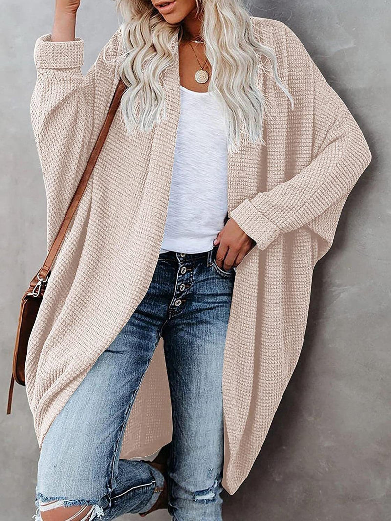 Women's Cardigans Bat Long Sleeve Mid-Length Knitted Cardigan - Cardigans & Sweaters - INS | Online Fashion Free Shipping Clothing, Dresses, Tops, Shoes - 20-30 - 26/10/2021 - CAR2110261162