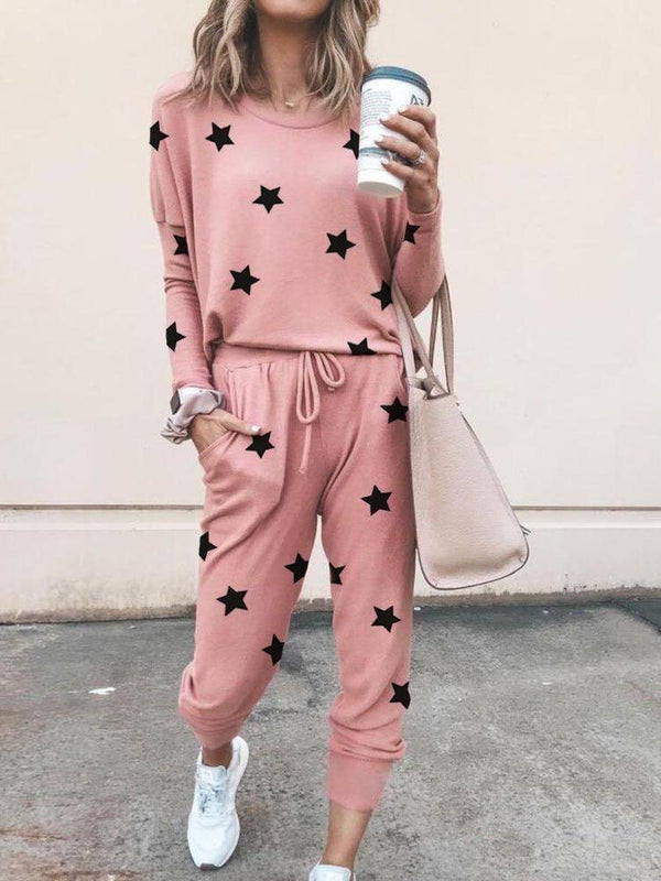 Women's Casual Printed Loungewear Sets - INS | Online Fashion Free Shipping Clothing, Dresses, Tops, Shoes