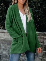 Women's Coats Commuter OL Pocket Long Sleeve Knit Coat - Coats & Jackets - INS | Online Fashion Free Shipping Clothing, Dresses, Tops, Shoes - 08/11/2021 - 20-30 - COA2111081291