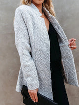 Women's Coats Fashion Long Sleeve Pocket Woolen Coat - Coats & Jackets - INS | Online Fashion Free Shipping Clothing, Dresses, Tops, Shoes - 30/09/2021 - COA2109301191 - Coats & Jackets