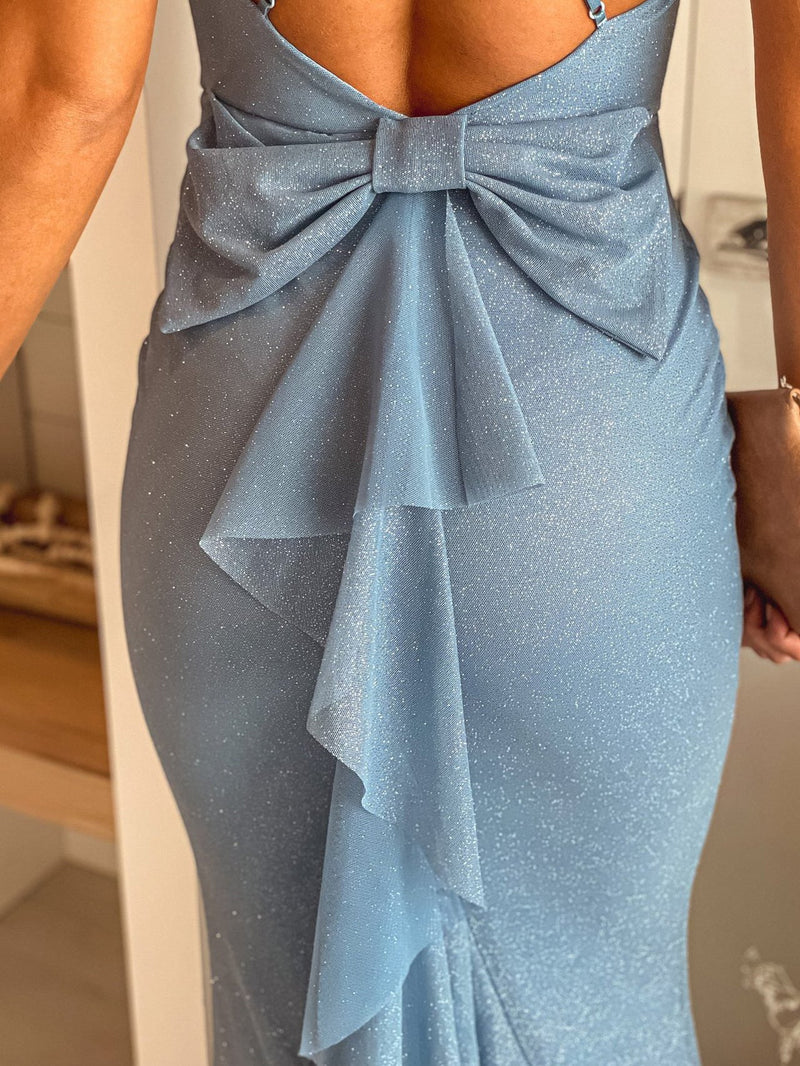 Women's Dresses Strapless Bare Back V-Neck Party Evening Dress - Maxi Dresses - Instastyled | Online Fashion Free Shipping Clothing, Dresses, Tops, Shoes - 23/12/2021 - 30-40 - color-blue