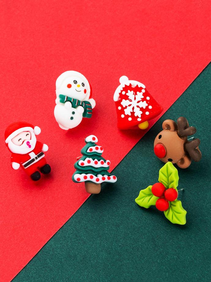 Women's Earrings Cute Snowman Christmas Tree Earrings - Earrings - INS | Online Fashion Free Shipping Clothing, Dresses, Tops, Shoes - 16/11/2021 - Accs & Jewelry - color-brown