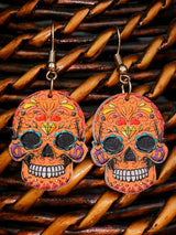 Women's Earrings Halloween Hip Hop Skull Fear Earrings - Earrings - INS | Online Fashion Free Shipping Clothing, Dresses, Tops, Shoes - 07/09/2021 - Accs & Jewelry - color-blue