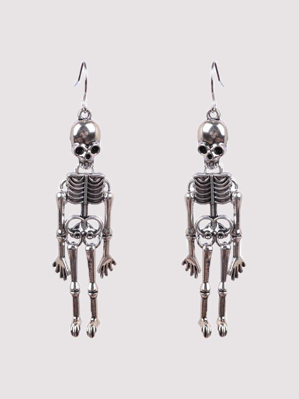 Women's Earrings Halloween Skull Exaggerated Nightclub Punk Style Earrings - Earrings - INS | Online Fashion Free Shipping Clothing, Dresses, Tops, Shoes - 07/09/2021 - Accs & Jewelry - color-black