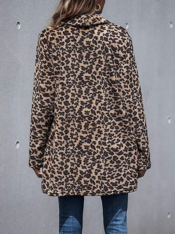 Women's Fake Fur Leopard Print Coats - Coats - INS | Online Fashion Free Shipping Clothing, Dresses, Tops, Shoes - Coats - hide -