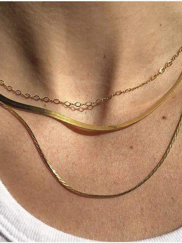 Women's Fashion Link Chain Necklace - INS | Online Fashion Free Shipping Clothing, Dresses, Tops, Shoes