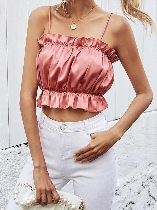 Women's Floral Off Shoulder Camisole Tops - tops - INS | Online Fashion Free Shipping Clothing, Dresses, Tops, Shoes - Apricot - Black - Color_Black