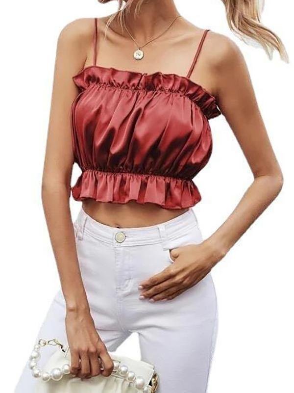 Women's Floral Off Shoulder Camisole Tops - tops - INS | Online Fashion Free Shipping Clothing, Dresses, Tops, Shoes - Apricot - Black - Color_Black