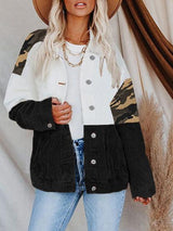 Women's Jackets Camouflage Printed Lapel Single-Breasted Jacket - Coats & Jackets - INS | Online Fashion Free Shipping Clothing, Dresses, Tops, Shoes - 12/11/2021 - 30-40 - Coats & Jackets
