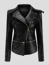 Women's Jackets Detachable Hem Long Sleeve Fashion Leather Jacket - Coats & Jackets - INS | Online Fashion Free Shipping Clothing, Dresses, Tops, Shoes - 28/10/2021 - Coats & Jackets - color-apricot