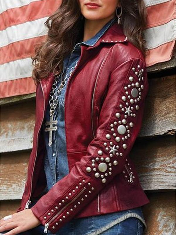 Women's Jackets Long Sleeve Zip Crop Rhinestone Jacket - Coats & Jackets - INS | Online Fashion Free Shipping Clothing, Dresses, Tops, Shoes - 20/10/2021 - 40-50 - Coats & Jackets