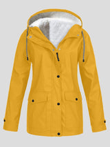 Women's Jackets Mountaineering Suit Zipper Pocket Hooded Plus Fleece Jacket - Coats & Jackets - Instastyled | Online Fashion Free Shipping Clothing, Dresses, Tops, Shoes - 06/12/2021 - 40-50 - Coats & Jackets
