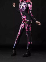 Women's Jumpsuit Halloween Skull Skeleton Print Jumpsuit - Jumpsuits & Rompers - INS | Online Fashion Free Shipping Clothing, Dresses, Tops, Shoes - 20-30 - 20/08/2021 - Bottom