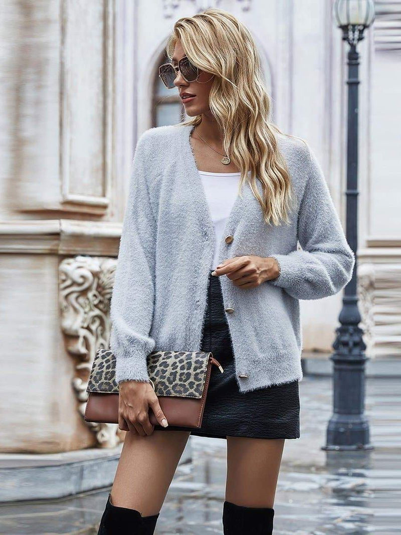 Women's Knit Cardigan Sweater - INS | Online Fashion Free Shipping Clothing, Dresses, Tops, Shoes