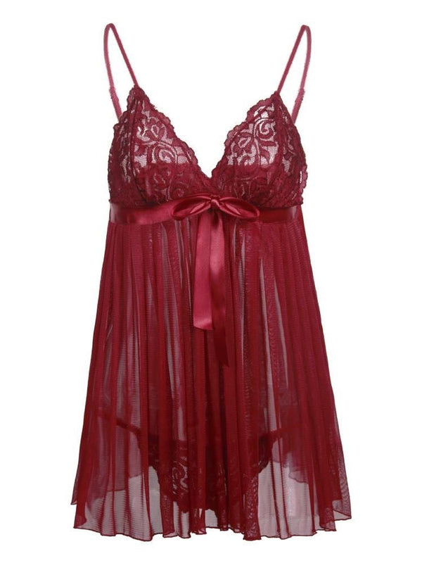 Women's Lace Sheer Red Lingerie - INS | Online Fashion Free Shipping Clothing, Dresses, Tops, Shoes