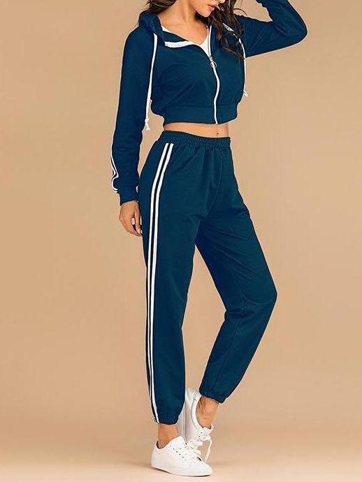 Women's Leisure Sportswear Suit - Sweatshirts - INS | Online Fashion Free Shipping Clothing, Dresses, Tops, Shoes - Loungewear - Sweatshirt -