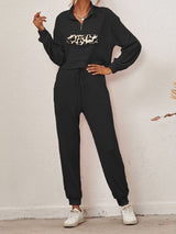 Women's Long Sleeved Home Casual Suit - Loungewear - INS | Online Fashion Free Shipping Clothing, Dresses, Tops, Shoes - Casual - Color_Black - Color_Blue