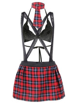 Women's lovely sexy sling belt plaid miniskirt - INS | Online Fashion Free Shipping Clothing, Dresses, Tops, Shoes