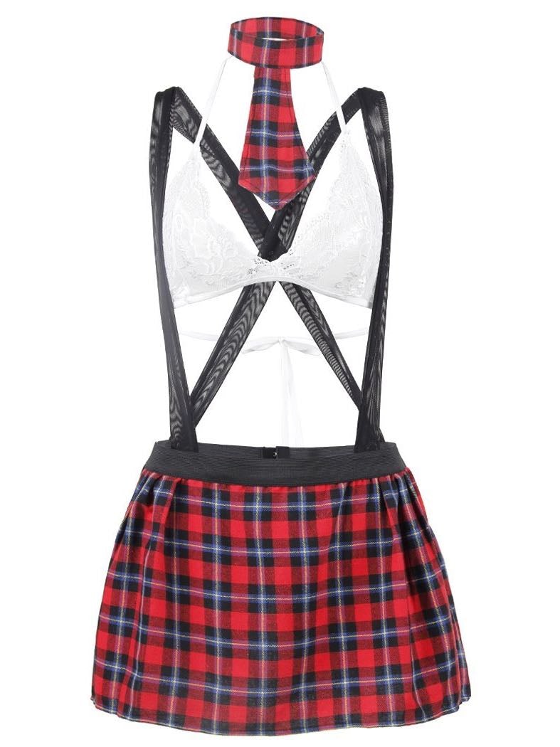 Women's lovely sexy sling belt plaid miniskirt - INS | Online Fashion Free Shipping Clothing, Dresses, Tops, Shoes