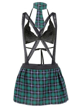 Women's lovely sexy sling belt plaid miniskirt - INS | Online Fashion Free Shipping Clothing, Dresses, Tops, Shoes