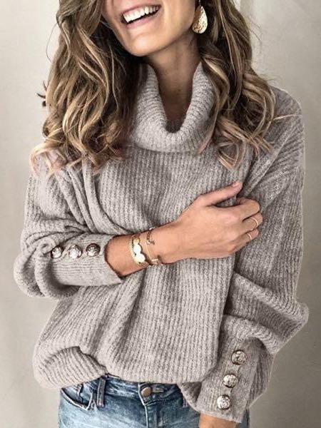 Women's Mock Turtleneck Sweater - INS | Online Fashion Free Shipping Clothing, Dresses, Tops, Shoes