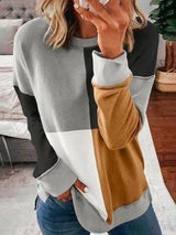 Women's Patchwork Sweater - INS | Online Fashion Free Shipping Clothing, Dresses, Tops, Shoes