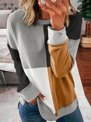 Women's Patchwork Sweater - INS | Online Fashion Free Shipping Clothing, Dresses, Tops, Shoes