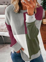 Women's Patchwork Sweater - INS | Online Fashion Free Shipping Clothing, Dresses, Tops, Shoes