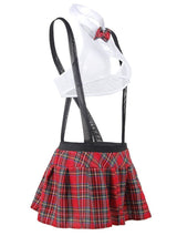 Women's Plaid Skirt With Halter - INS | Online Fashion Free Shipping Clothing, Dresses, Tops, Shoes