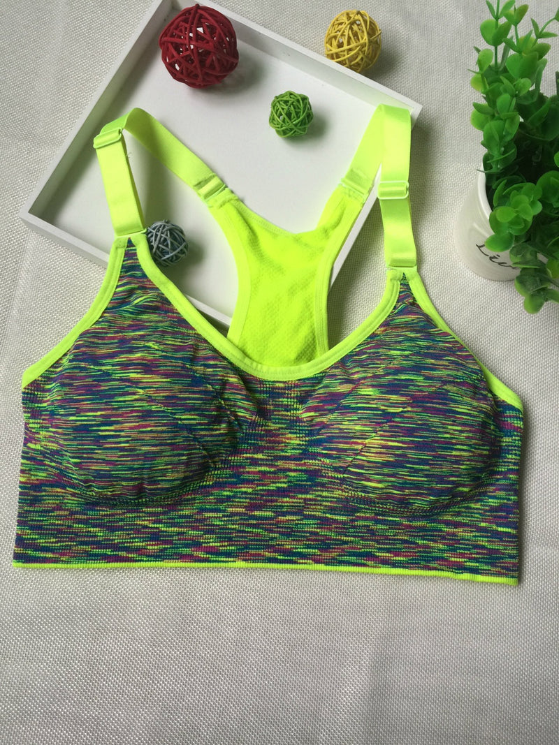 Women's Seamless Sports Bra Mesh Removable Pad Yoga Lingerie Bras - Underwear & Socks - INS | Online Fashion Free Shipping Clothing, Dresses, Tops, Shoes - 04/03/2021 - Color_Blue - Color_Green