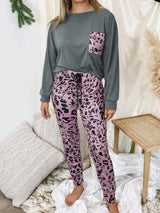 Women's Sets Leopard Print Long Sleeve Trousers Casual Two-Piece Suit - Sets - INS | Online Fashion Free Shipping Clothing, Dresses, Tops, Shoes - 09/11/2021 - 20-30 - Bottoms