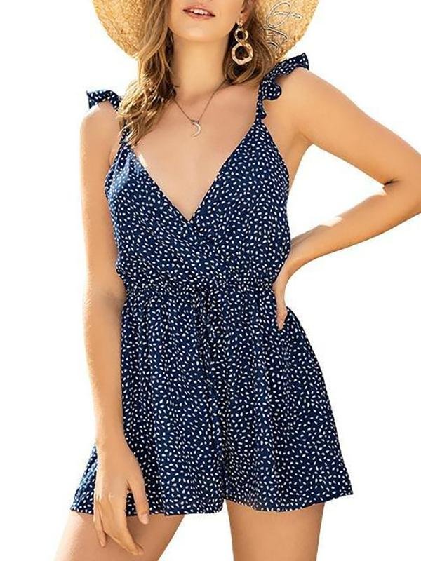 Women's Sling Polka Dot Summer Dress - Dresses - INS | Online Fashion Free Shipping Clothing, Dresses, Tops, Shoes - 18/03/2021 - Blue - Color_Blue