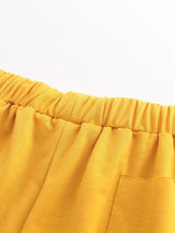Women's Solid color Perfectly Cozy Lounge Shorts - Pajamas - INS | Online Fashion Free Shipping Clothing, Dresses, Tops, Shoes - 03/03/2021 - Color_Pink - Color_Yellow