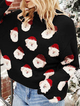 Women's Sweaters Santa Claus Crew Neck Long Sleeve Sweater - Cardigans & Sweaters - INS | Online Fashion Free Shipping Clothing, Dresses, Tops, Shoes - 02/11/2021 - 30-40 - Cardigans & Sweaters
