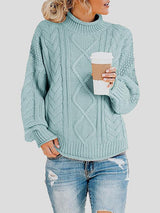 Women's Sweaters Turtleneck Long Sleeve Straight Sweater - Cardigans & Sweaters - INS | Online Fashion Free Shipping Clothing, Dresses, Tops, Shoes - 11/10/2021 - 20-30 - Cardigans & Sweaters