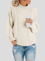 Women's Sweaters Turtleneck Long Sleeve Straight Sweater - Cardigans & Sweaters - INS | Online Fashion Free Shipping Clothing, Dresses, Tops, Shoes - 11/10/2021 - 20-30 - Cardigans & Sweaters