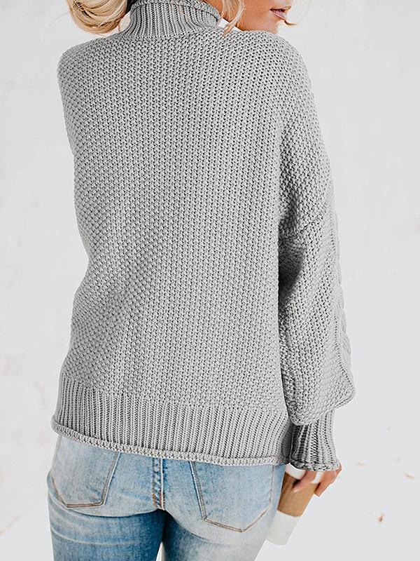 Women's Sweaters Turtleneck Long Sleeve Straight Sweater - Cardigans & Sweaters - INS | Online Fashion Free Shipping Clothing, Dresses, Tops, Shoes - 11/10/2021 - 20-30 - Cardigans & Sweaters