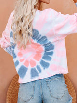 Women's T-Shirts Gradient Tie-Dye Long Sleeve Pullover Loose T-Shirts - T-Shirts - INS | Online Fashion Free Shipping Clothing, Dresses, Tops, Shoes - 09/08/2021 - 10-20 - Category_T-Shirts