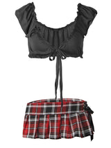 Women's Ultra Short Plaid Skirt With Bow - INS | Online Fashion Free Shipping Clothing, Dresses, Tops, Shoes