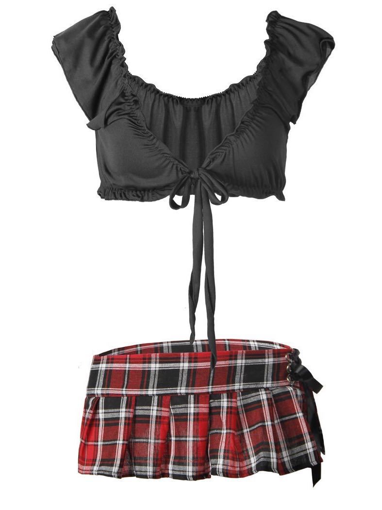 Women's Ultra Short Plaid Skirt With Bow - INS | Online Fashion Free Shipping Clothing, Dresses, Tops, Shoes