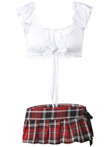 Women's Ultra Short Plaid Skirt With Bow - INS | Online Fashion Free Shipping Clothing, Dresses, Tops, Shoes