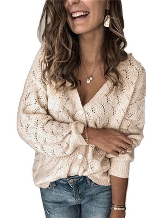 Women's V Neck Cardigan - INS | Online Fashion Free Shipping Clothing, Dresses, Tops, Shoes