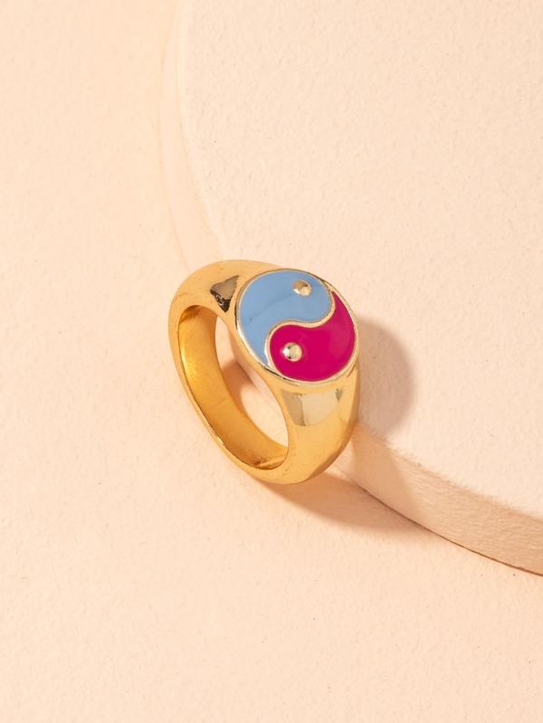 Yin & Yang Design Ring - INS | Online Fashion Free Shipping Clothing, Dresses, Tops, Shoes