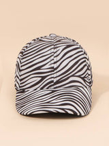 Zebra Striped Pattern Baseball Cap - INS | Online Fashion Free Shipping Clothing, Dresses, Tops, Shoes